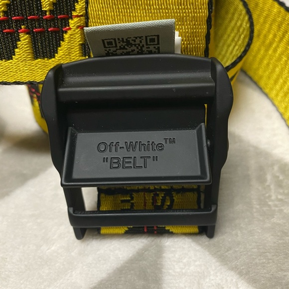 Off white classic industrial belt - Picture 5 of 5